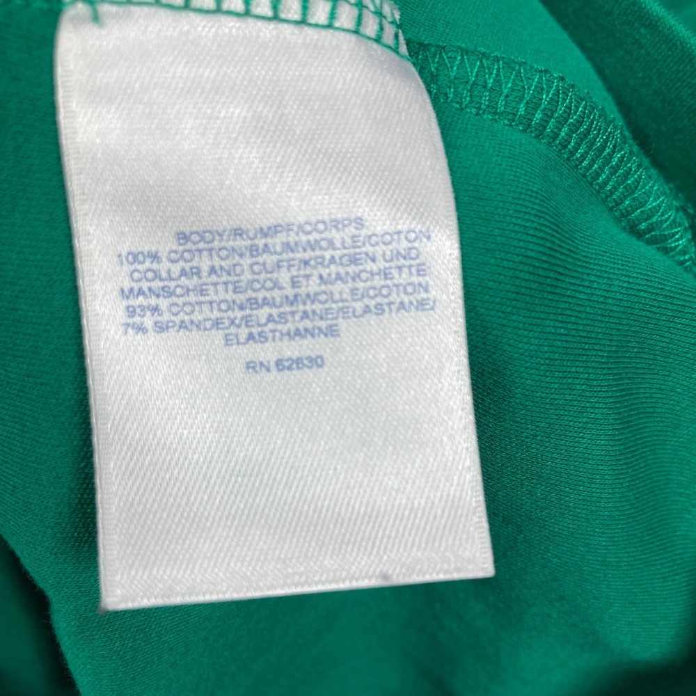 Lands' End Mock Neck Shirt Womens Plus 3X‎ Green Relaxed Fit Long Sleeve Stretch - Picture 7 of 11